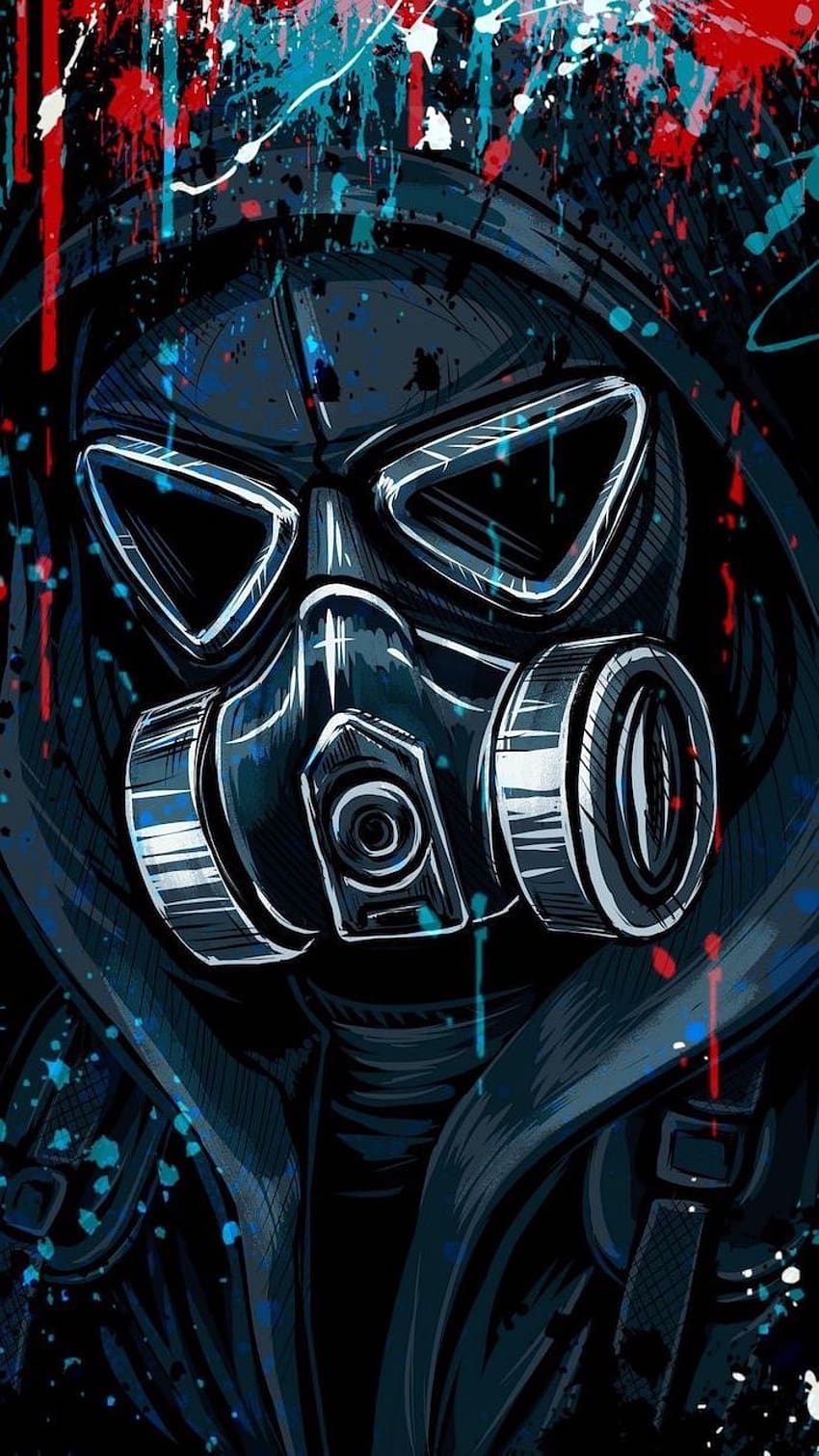 gas mask HD phone wallpaper