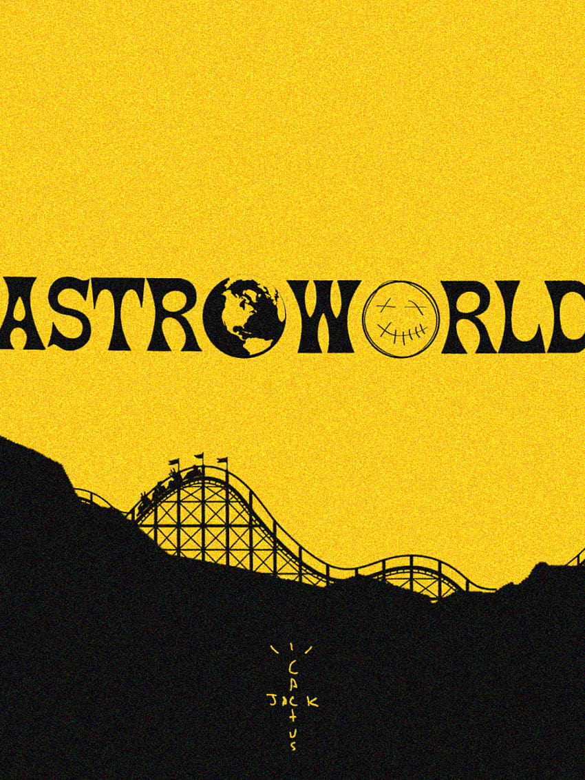 Astroworld Travis Scott Yellow [1024x1024], 모바일 및 태블릿, 노란색 래퍼용 HD 전화 배경 화면