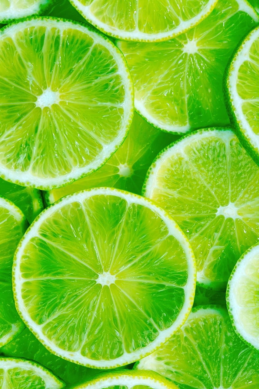 Lime Slices Foto: Artykuły spożywcze: Owoce ...pinterest, estetyczna limonka Tapeta na telefon HD
