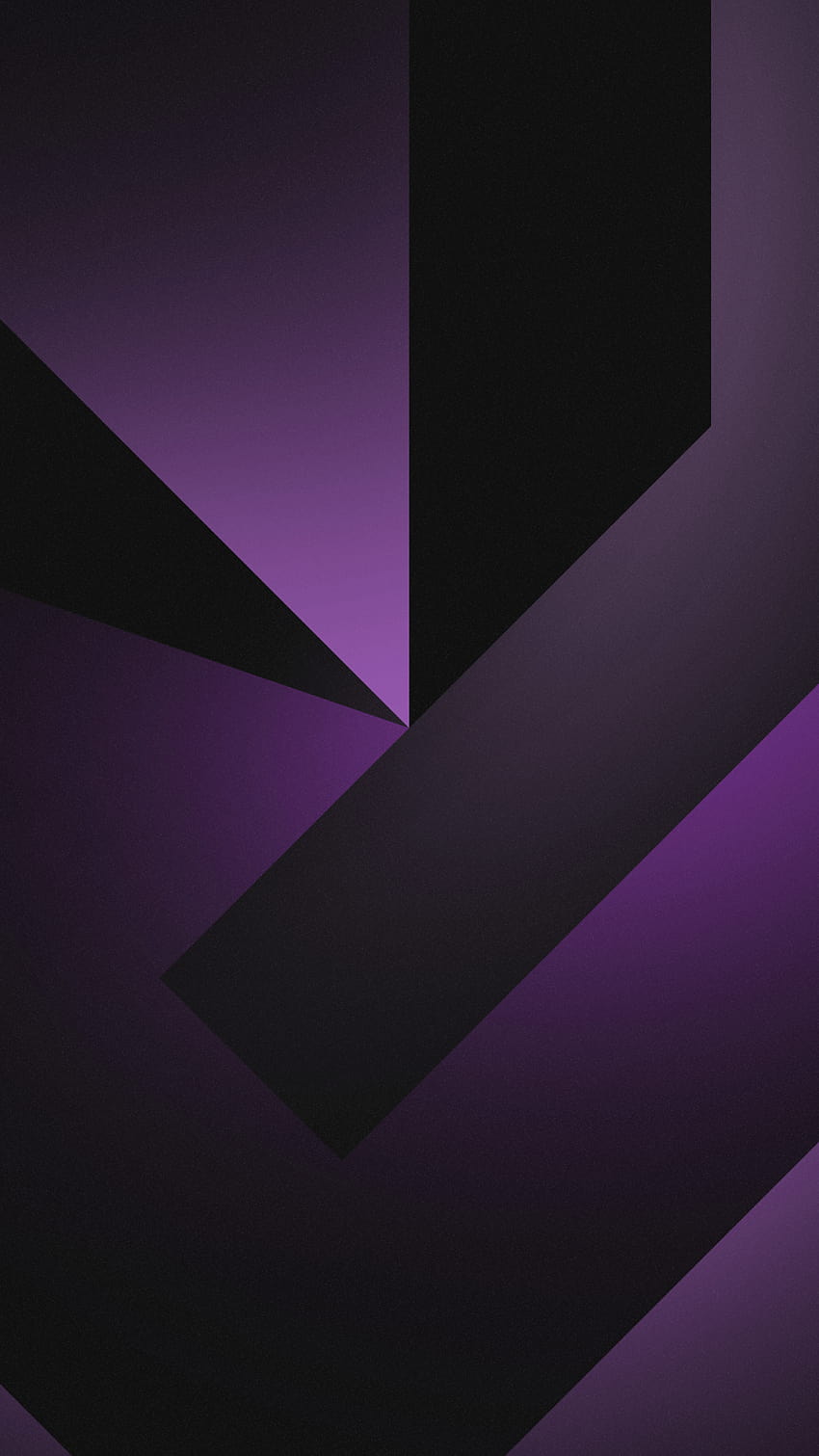 Geometric, Shapes, Dark background, Black, Violet, violet dark black HD phone wallpaper