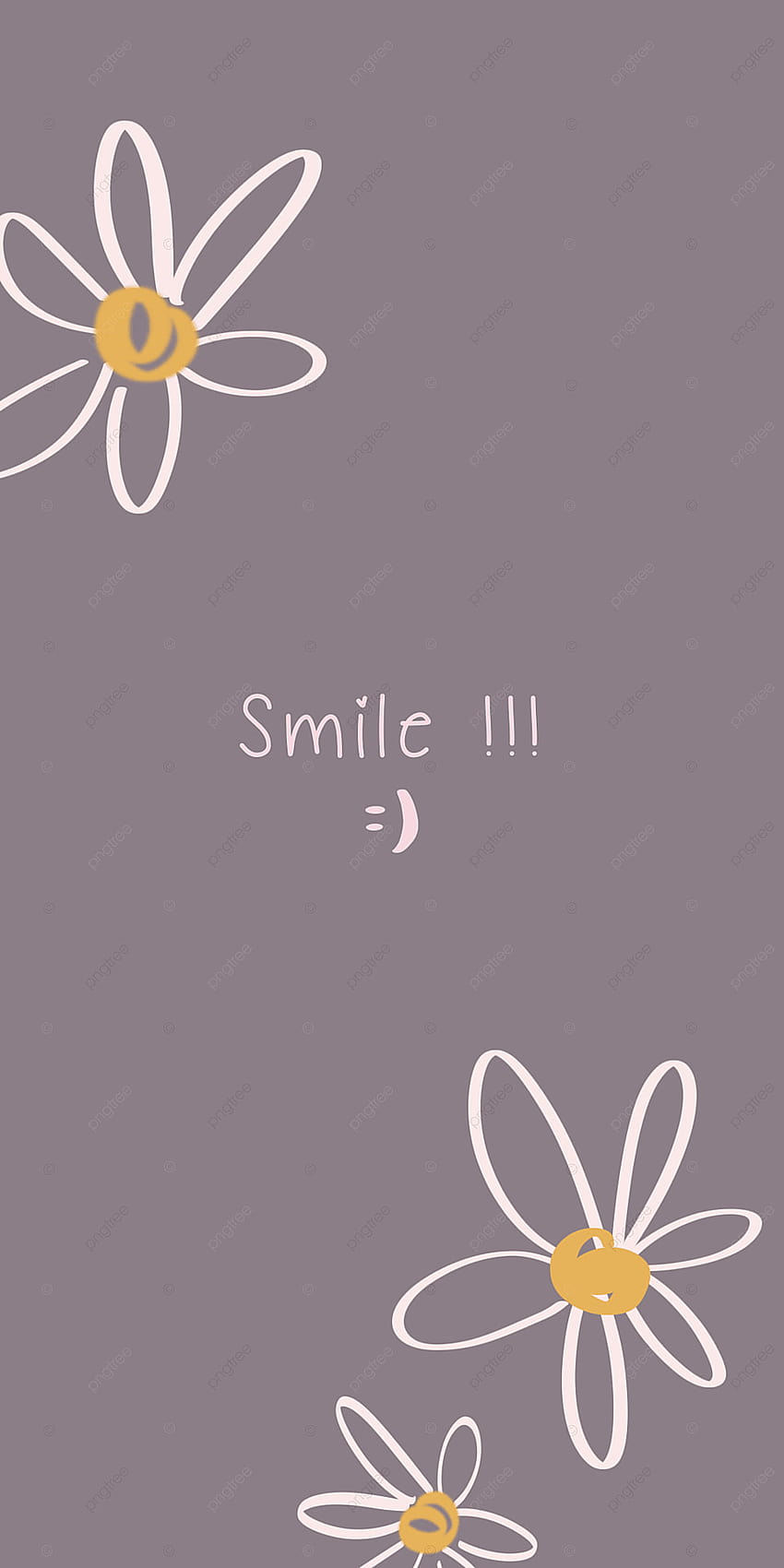 Smile Flower Simple Aesthetic, Environment, Nature Abstract, Hand Drawn Backgrounds for, aesthetic flowers simple HD phone wallpaper