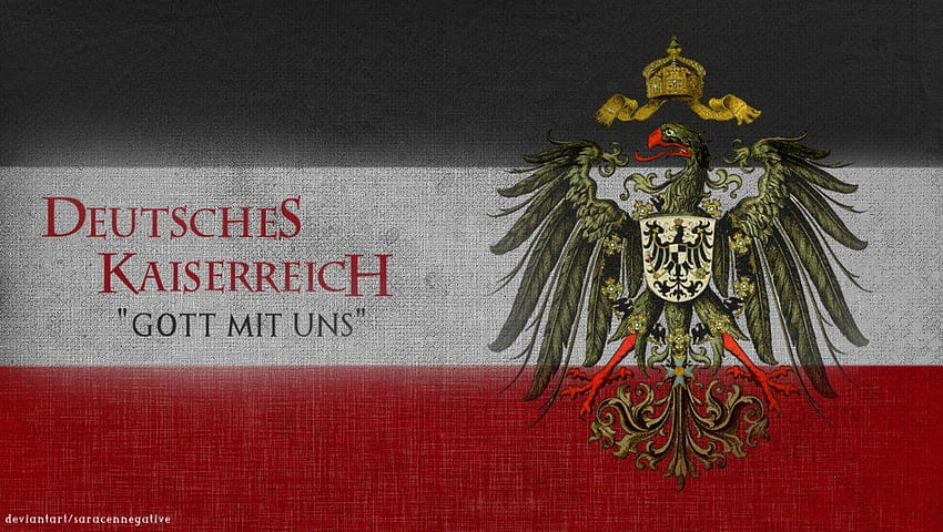 Escudo de armas del imperio alemán por saracennegative fondo de pantalla
