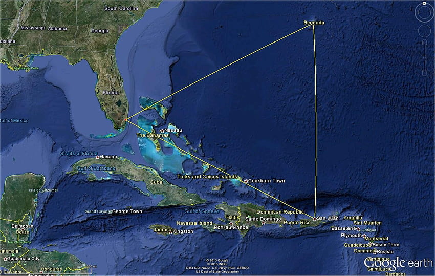 Real Fact Behind : The Bermuda Triangle, devils triangle HD wallpaper