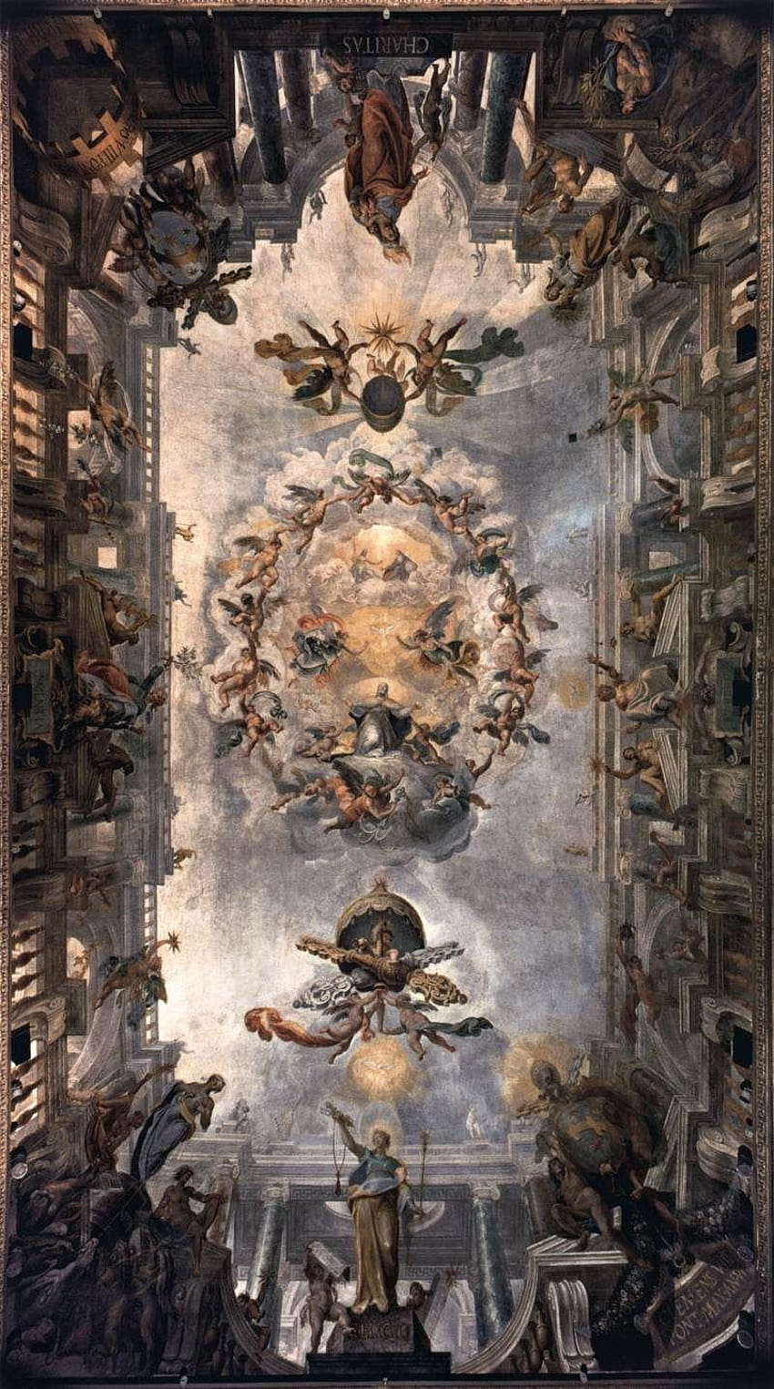 チャールズ・フォンセカ：アルベルティ・ジョヴァンニ、ピントゥーラ、バロック美術 HD電話の壁紙