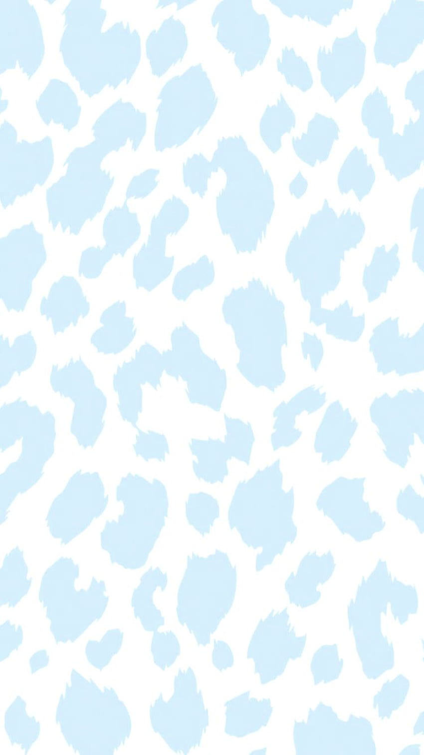 blue cheetah, plain blue aesthetic HD phone wallpaper