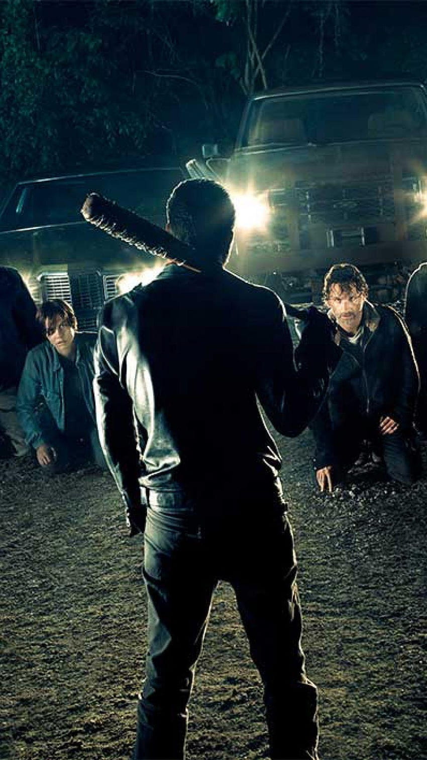 7 Walking Dead, móvil de Rick Grimes fondo de pantalla del teléfono