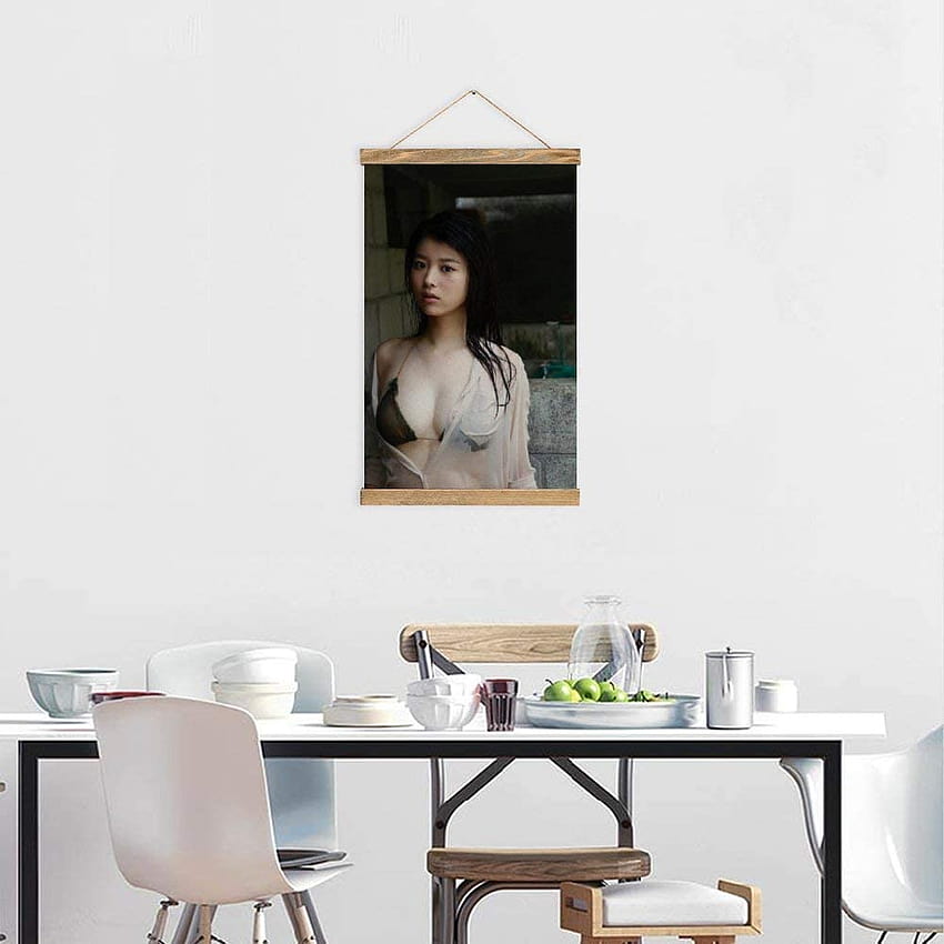 Amazon.co.jp: Modern Painting Canvas Painting Fumika Baba Fumika Baby Poster Wall Art Room Living Room Modern Home Decor Wood Frame 34*52cm: Home & Kitchen Papel de parede de celular HD