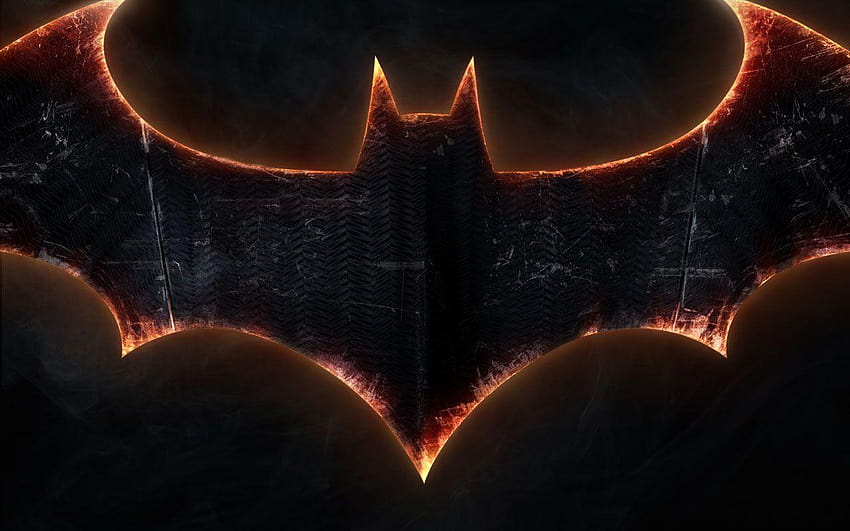 Лого на Arkham Knight Bat, лого на Batman Arkham HD тапет