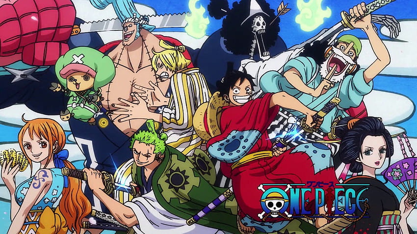 One Piece Wano 1920x1080, One-Piece-Ästhetik HD-Hintergrundbild
