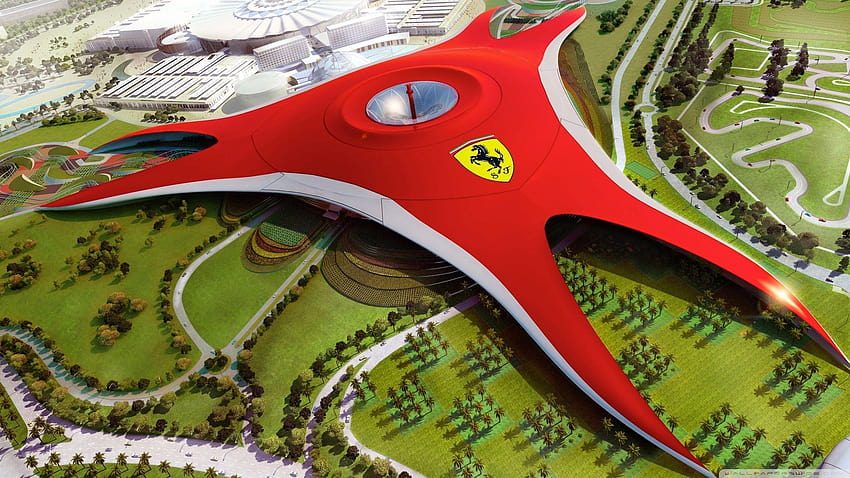 Abu Dhabi Yas Ferrari World : висока разделителна способност HD тапет