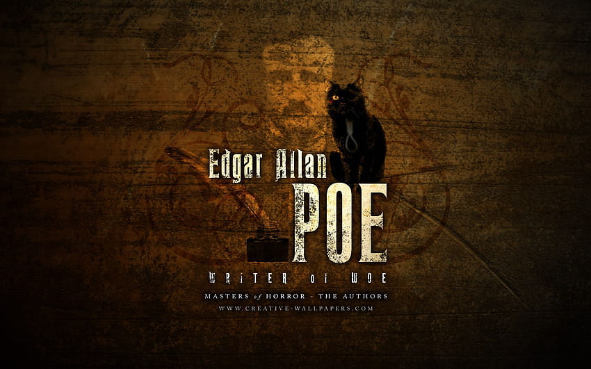 Edgar Allan Poe, writers HD wallpaper