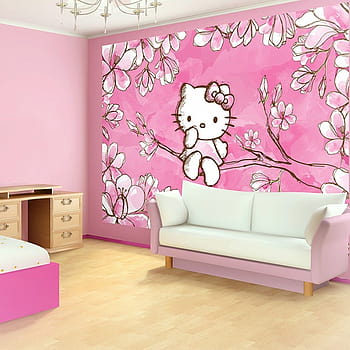 Hello kitty bedroom HD wallpapers  Pxfuel