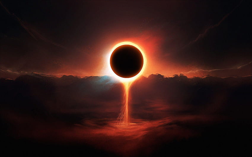 Solar Eclipse 2017 HD wallpaper