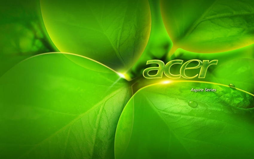 Acer Green Aspire, tło dla laptopa Acer Tapeta HD