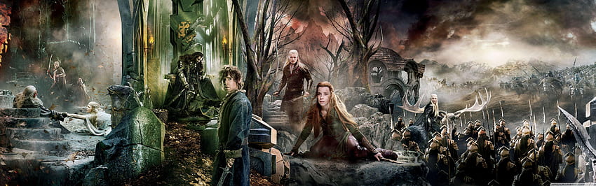 The Hobbit The Battle Of The Five Armies Dual Monitor, tauriel HD wallpaper