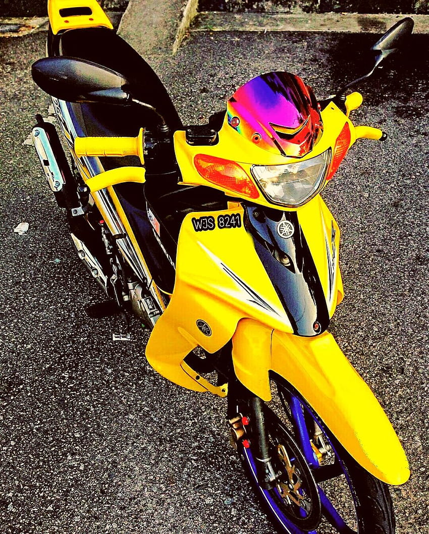 125zr ,land vehicle,yellow,vehicle,motor vehicle,motorcycle HD phone wallpaper