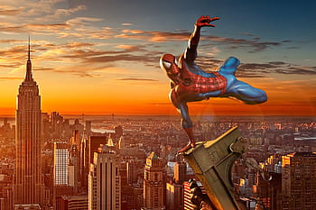 Spiderman city HD wallpapers | Pxfuel