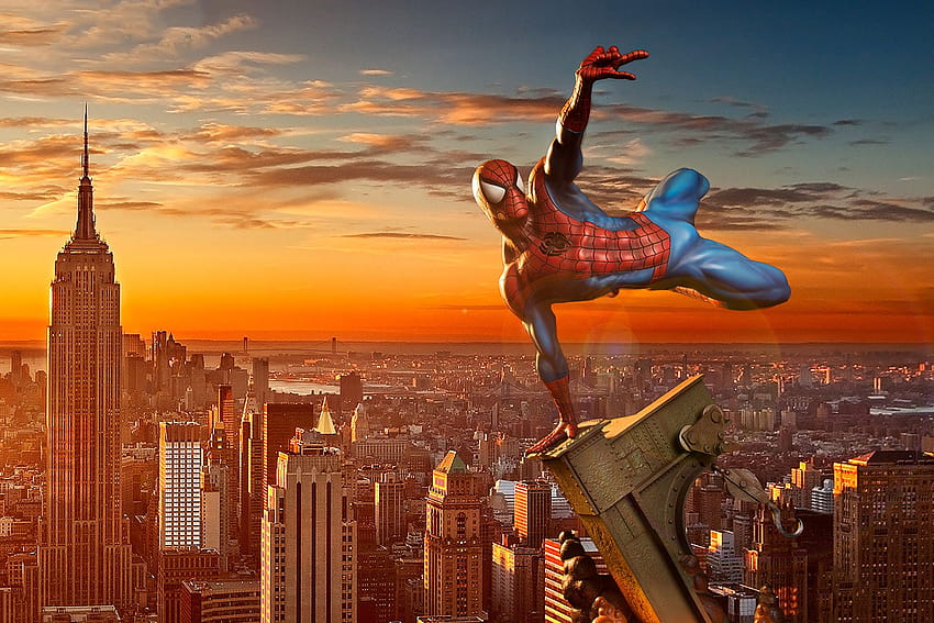 1600x900 Spiderman In New York City 1600x900 Resolution , Backgrounds, and,  new york spider man HD wallpaper | Pxfuel