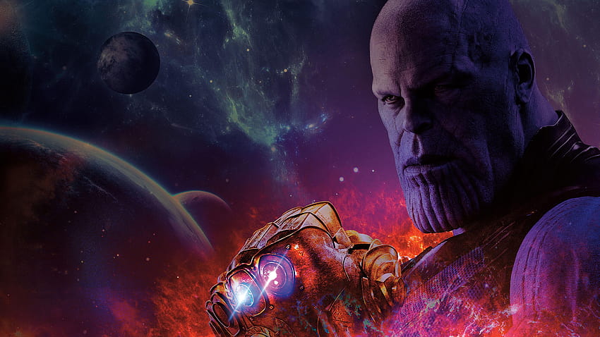 Avengers Infinity War Thanos With Gauntlet Infinity Stones,, thanos infinity war HD wallpaper