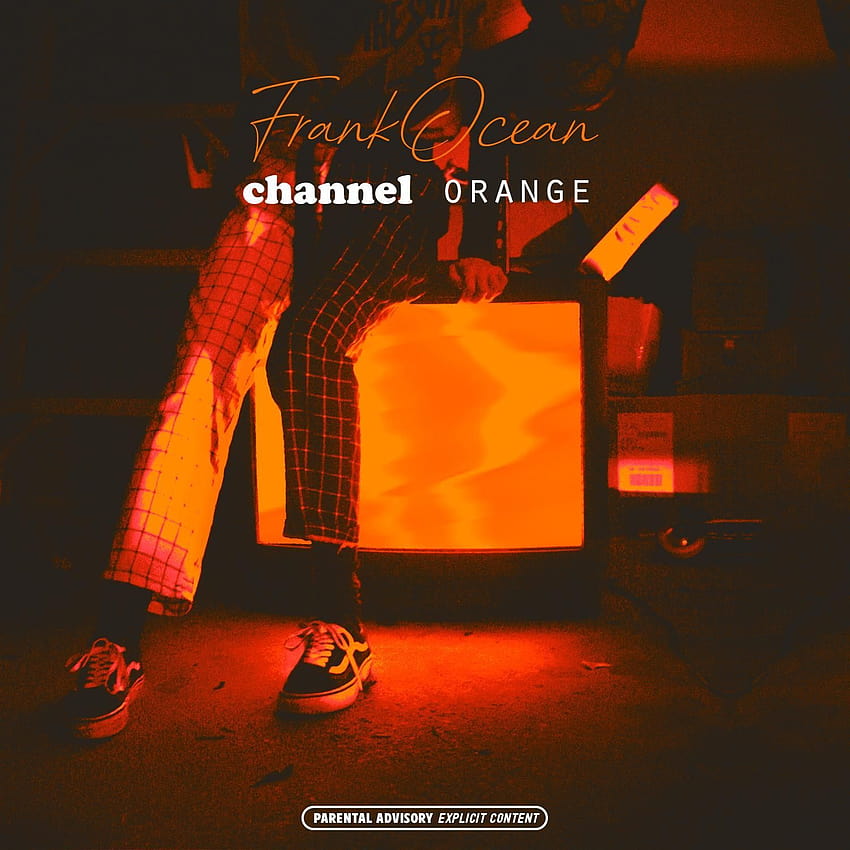 Frank Ocean, saluran oranye wallpaper ponsel HD