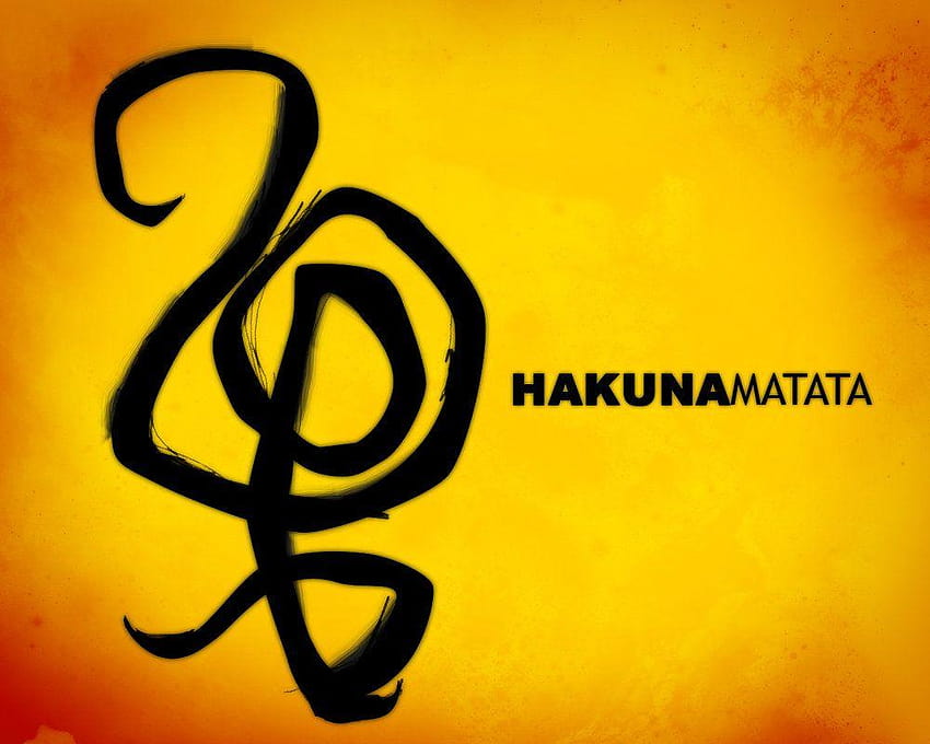 Hakuna Matata by harajukumatt, hakuna matata symbol HD wallpaper