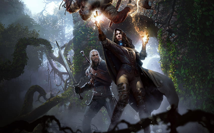 The Witcher 3: Wild Hunt, Yennefer, Geralt, Games, the witcher 3 wild hunt HD wallpaper