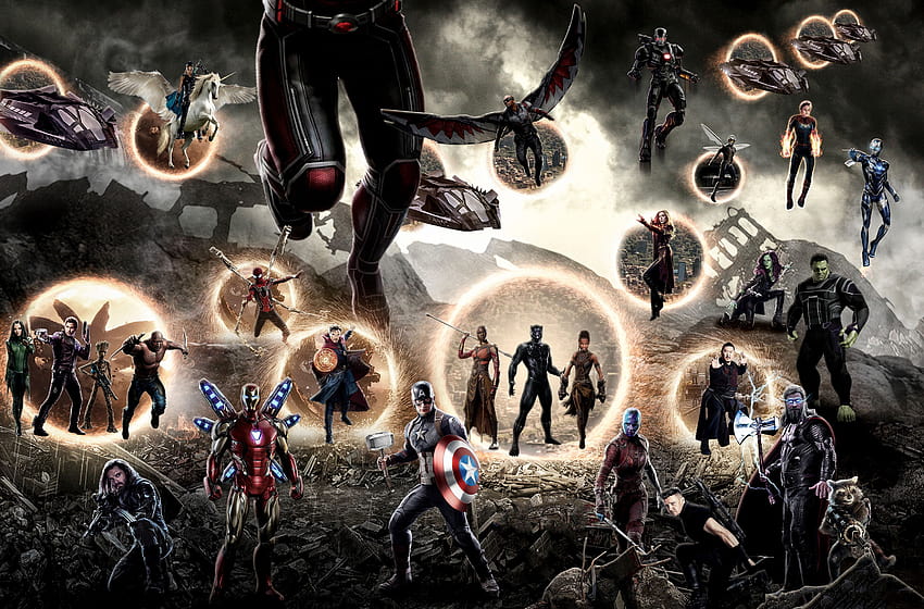 Avengers Endgame Final Battle , Superheroes, Backgrounds, and, avengers fight HD wallpaper
