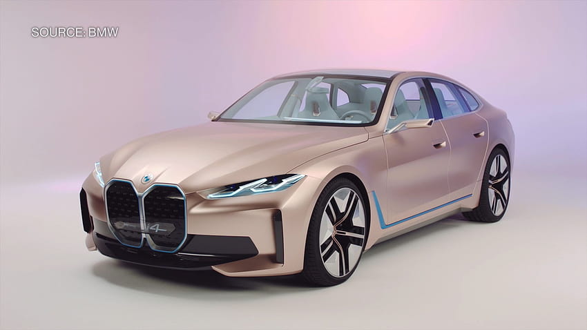 Novo i4 EV da BMW para combater Tesla e Model 3 de Elon Musk, bmw i4 papel de parede HD