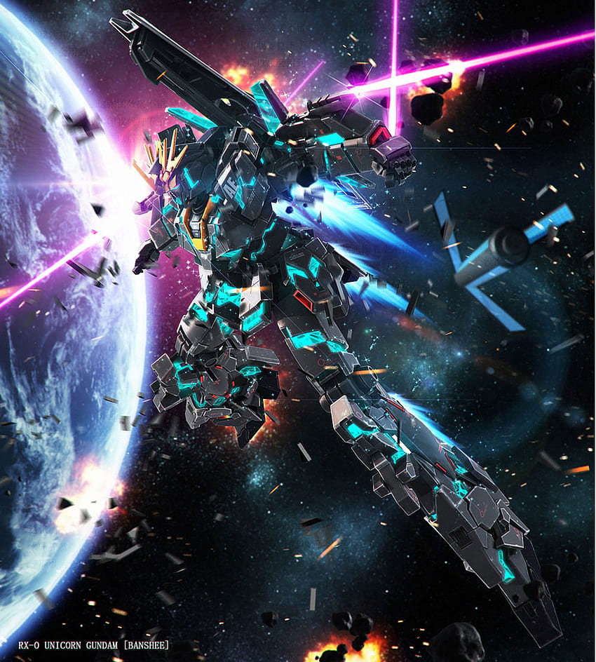 Unicorn Gundam and Banshee Final Battle ver Gundam [1000x1110] for your ...