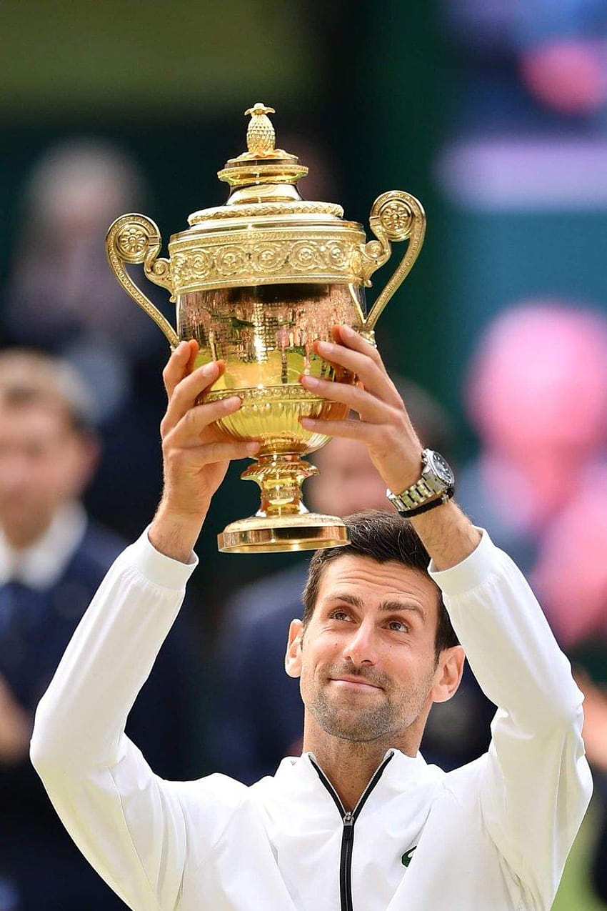 Novak Djokovic Wimbledon 2019 HD telefon duvar kağıdı