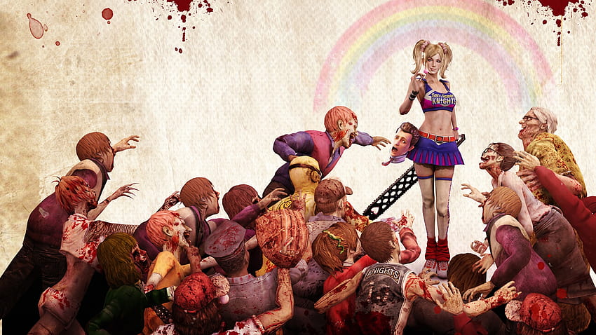 Lollipop Chainsaw Zombie Game in jpg format for HD wallpaper
