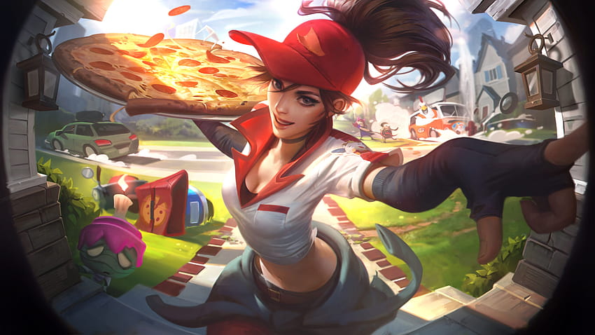 Pizza Delivery Sivir HD wallpaper
