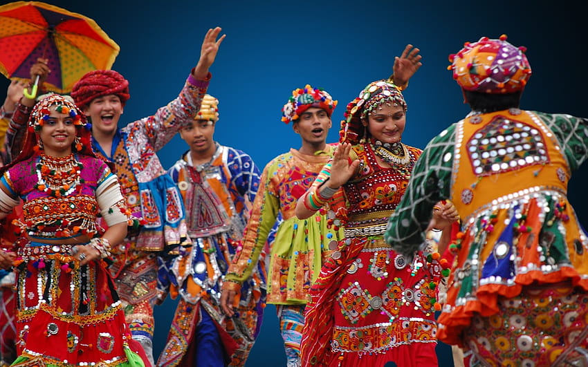 Navratri 2018 : Garba Dandiya Dance Night Event 2018, danse garba Fond d'écran HD