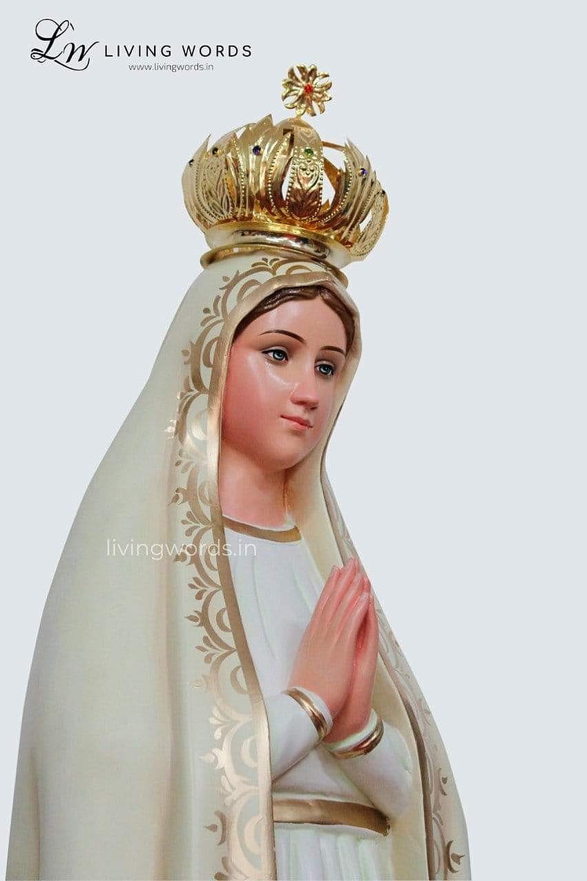 Fathima Mary Statue Online India – Living Words, fathima matha HD ...