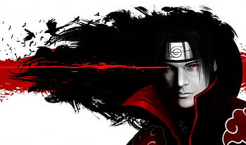 HD wallpaper: red and black wallpaper, Naruto Shippuuden, Akatsuki, heart  shape