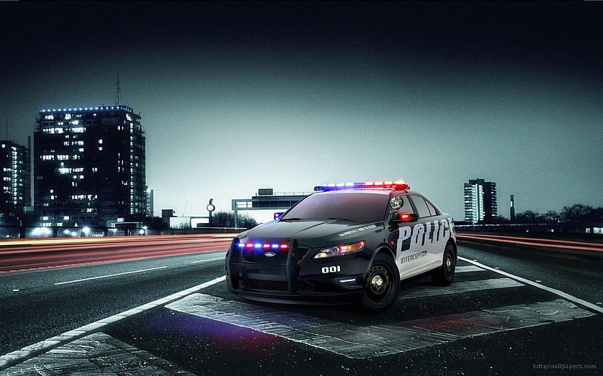 6 Auto della polizia, polizia federale Sfondo HD