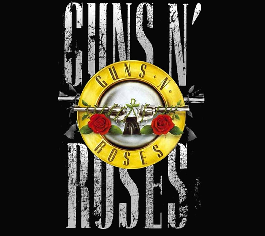 Guns N Roses autorstwa Qbańczyka, pistolety i róże nie płaczą Tapeta HD