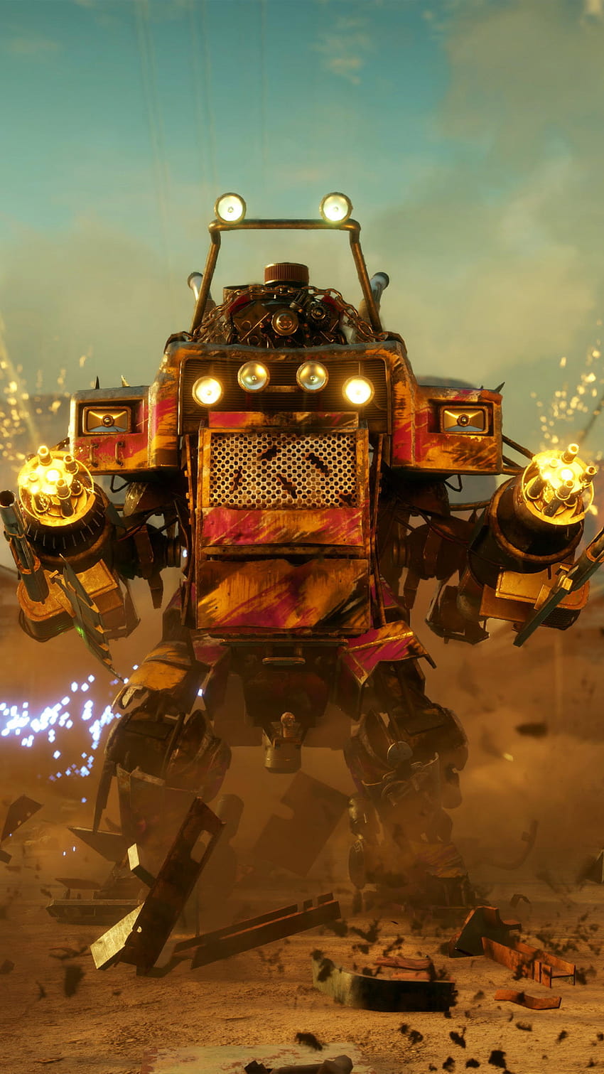 Heavily Armed Robot Rage 2 Pure Ultra, rage 2 mobile HD phone wallpaper