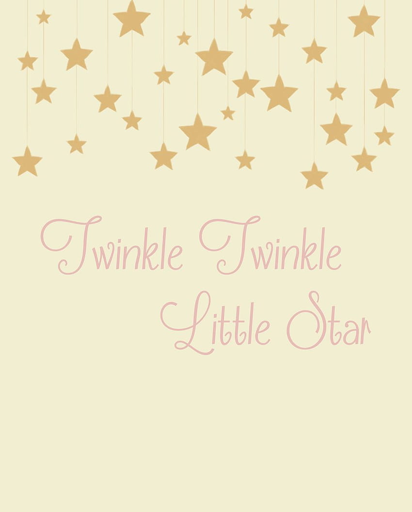 Twinkle Twinkle Little Star Print HD phone wallpaper | Pxfuel