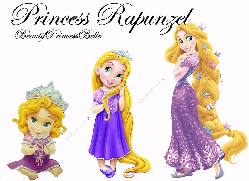 Come Rapunzel Grow A Princess di BeautifPrincessBelle, baby rapunzel Sfondo HD