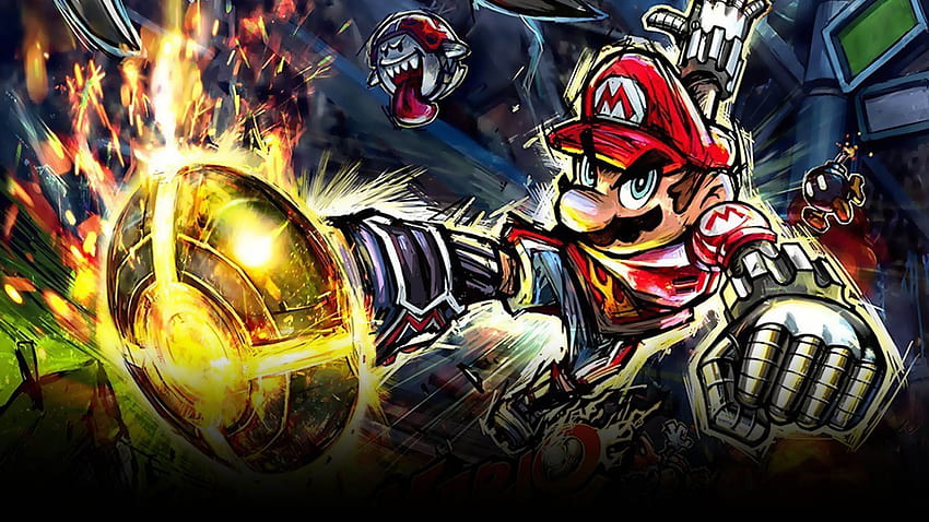 Mario Strikers, Wii U Sanal Konsollarına tekme attı, mario mega Strikers HD duvar kağıdı