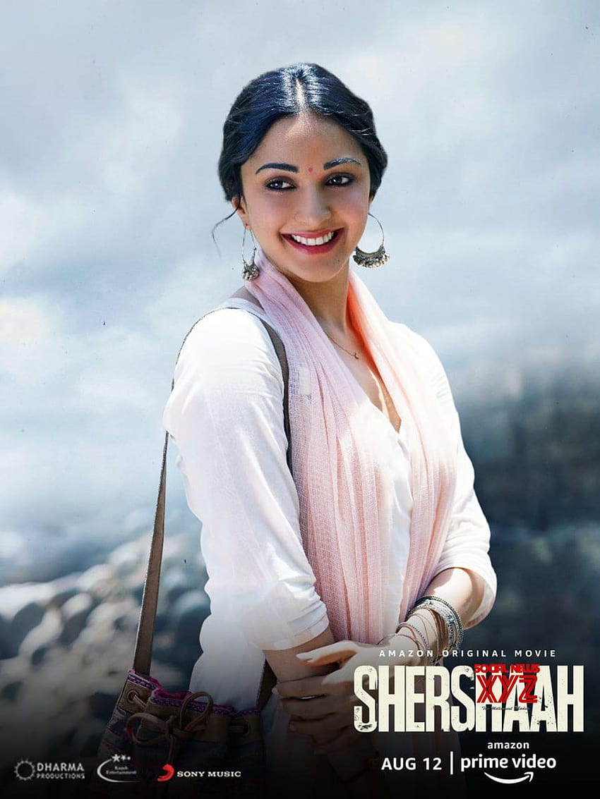 Kiara Advani jako Dimple Cheema, ujawnia nowy plakat Shershaah, kiara advani shershaah Tapeta na telefon HD