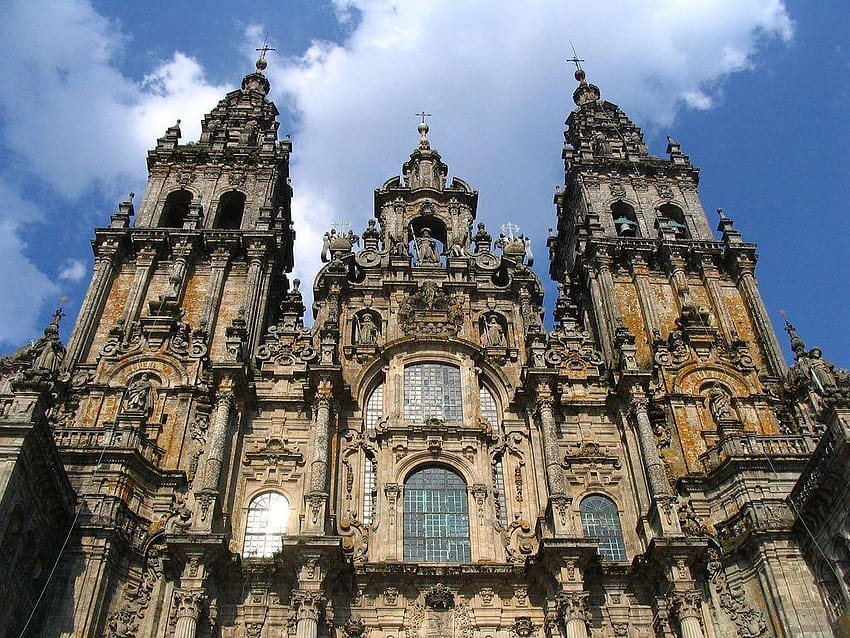 Grandes catedrais da Europa, santiago de compostela papel de parede HD
