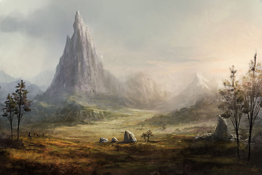 Epische Fantasy-Landschaft Magische Fantasy-Landschaft von [1280x854] für Ihr Mobilgerät und Tablet, epische Landschaft HD-Hintergrundbild
