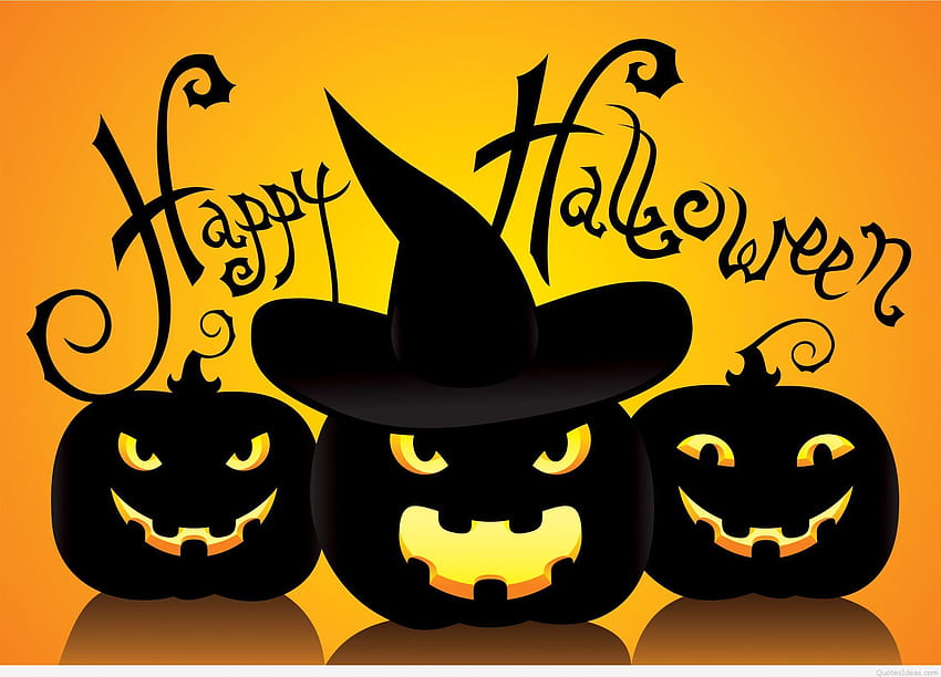 Happy Halloween Wallpaper Cute Spooky Ghosts Stock Vector Royalty Free  2008189397  Shutterstock