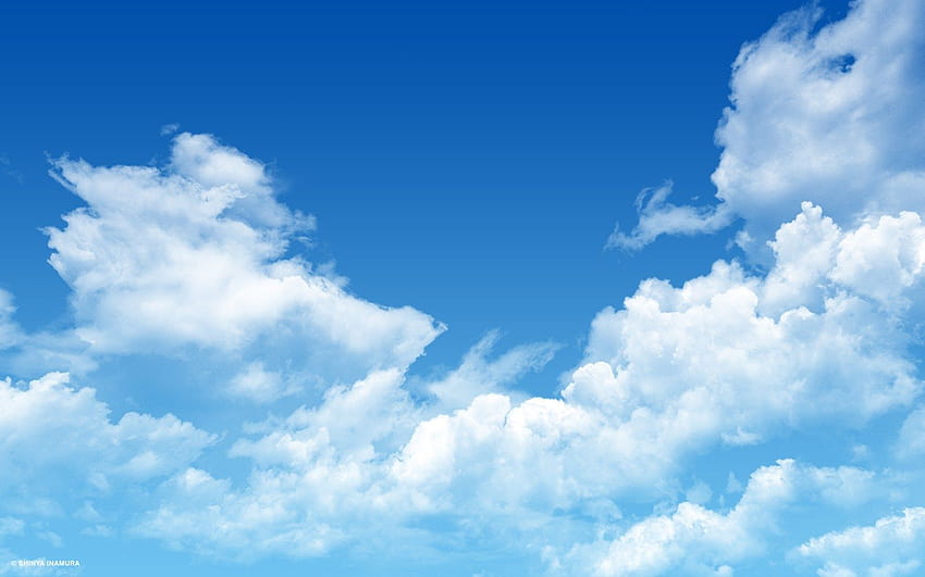 4 Blue Sky For Computer 1069 :: Blue Sky, meteorological HD wallpaper