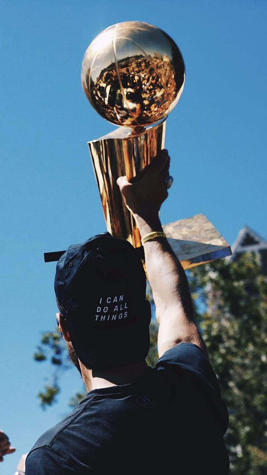 Steph Curry Trophy, NBA-Trophäe HD-Handy-Hintergrundbild