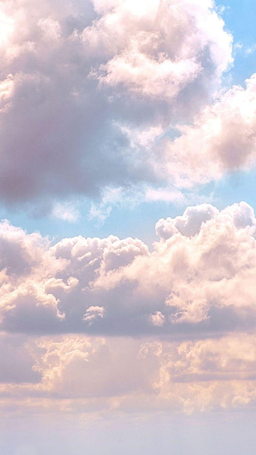 Blue Aesthetic Cloud, cielo di zucchero filato Sfondo del telefono HD