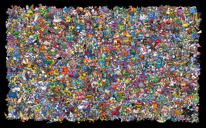 91 Sprite Teratas, semua pokemon Wallpaper HD