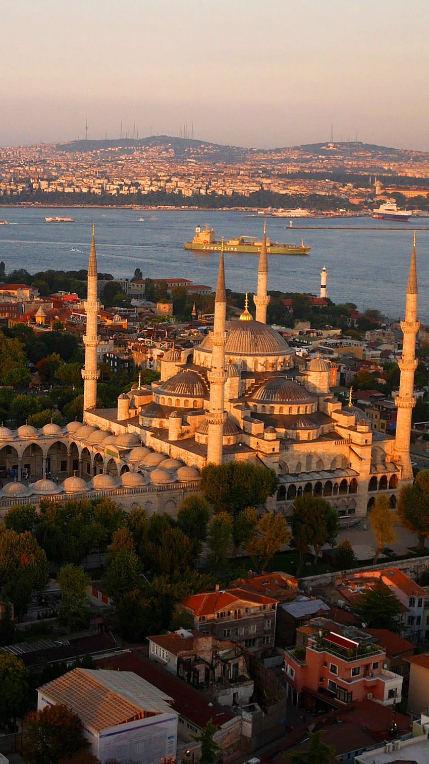 Blaue Moschee, Istanbul, Türkei, Tourismus, Reisen, Architektur HD-Handy-Hintergrundbild